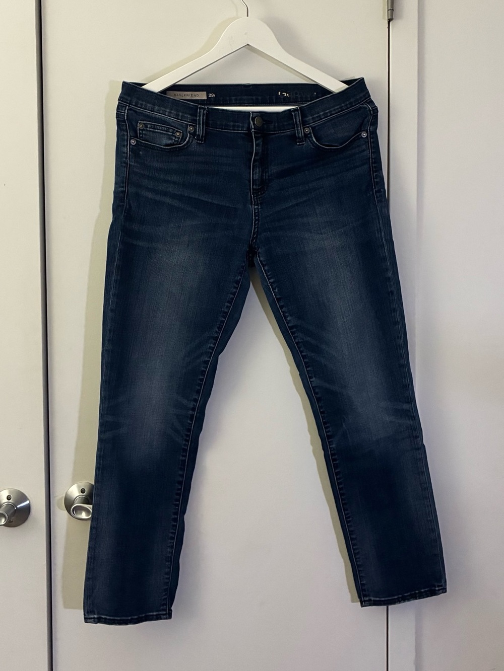 ☀️ GAP Girlfriend Jeans blue 1969 - Picture 2 of 8